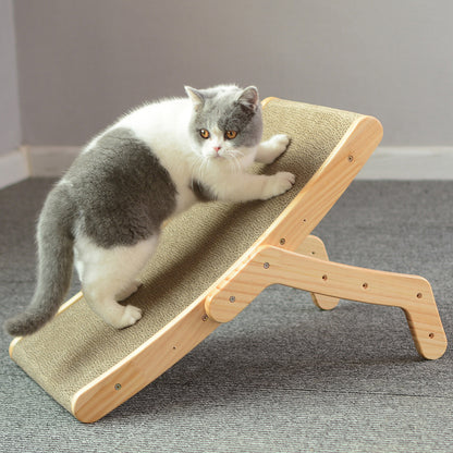 Wooden Cat Scratch Bed 1