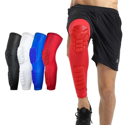 Padded Compression Shin and Knee Sleeve 1