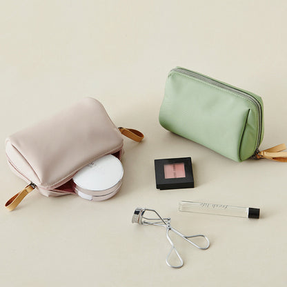 Cosmetic Bag Solid Color Korean Style Makeup Pouch 1
