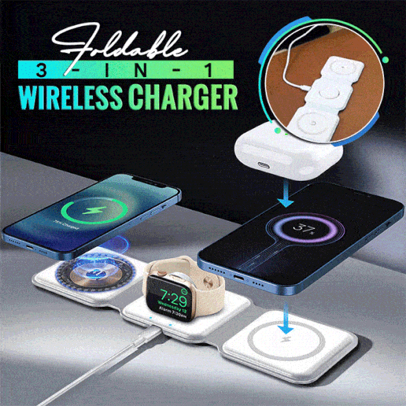 Foldable 3-in-1 Wireless Charger 1