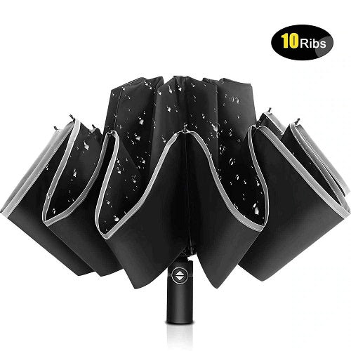 INVERTED UMBRELLA WITH REFLECTIVE STRIPE 1