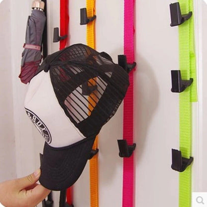 Adjustable Over the Door Purse Hat Cap Hand Bag Rack Organizer 1