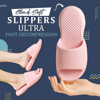 Non-slip wear-resistant thick-soled super soft slippers 1