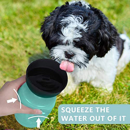 Foldable Cap Outdoor Dog Water Bottle 1