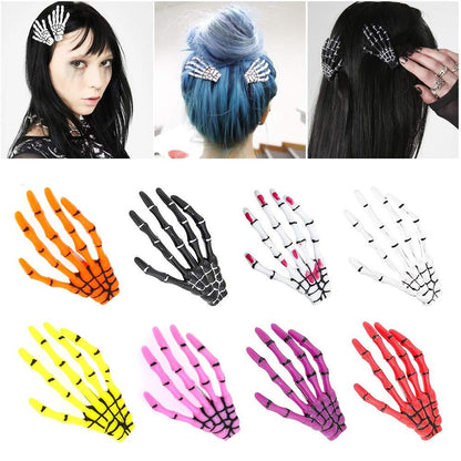 Skeleton hair clips 1