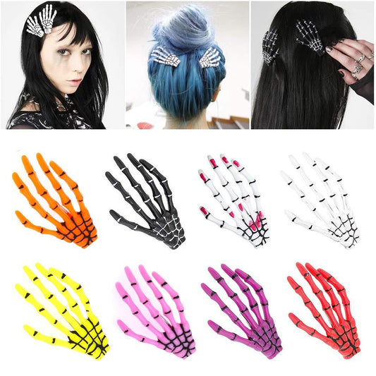 Skeleton hair clips 1
