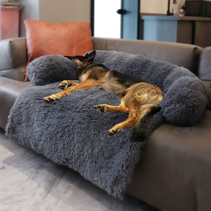 Sofa Plush Calming Dog Blanket 1