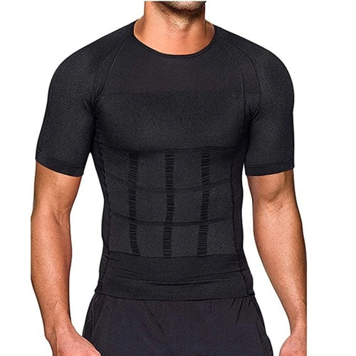 MEN'S SHAPER SLIMMING COMPRESSION T-SHIRT - 2pcs 1