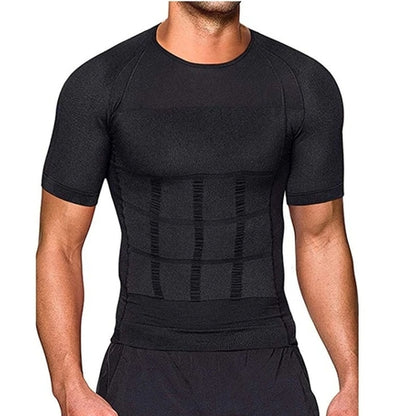 MEN'S SHAPER SLIMMING COMPRESSION T-SHIRT - 2pcs 1