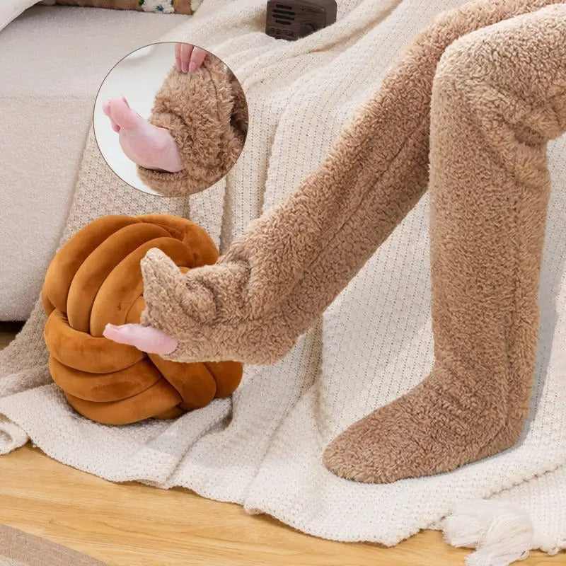 UltraSoft Cozy Fleece Thermal Lounge Socks 1