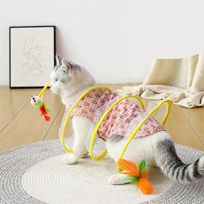 Self-play Cat Hunting Spiral Tunnel Toy 1