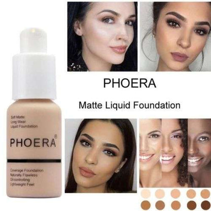 PHOERA Soft Matte Full Coverage Liquid Foundation 1
