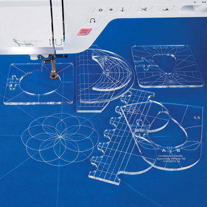 Quilting Template Set - 6 Pieces 1