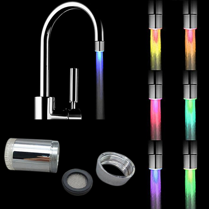 LED Colorful Glow Faucet Light 1