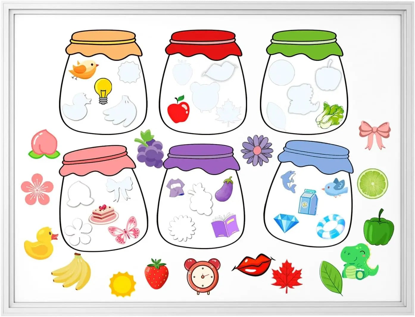 Montessori-Inspired Magnetic Stickers for Creative Learning 1