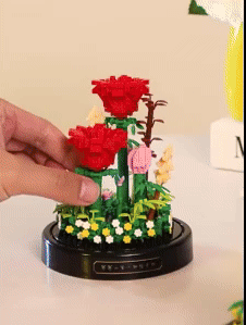 Sunflower Flower Bouquet Building Sets 1