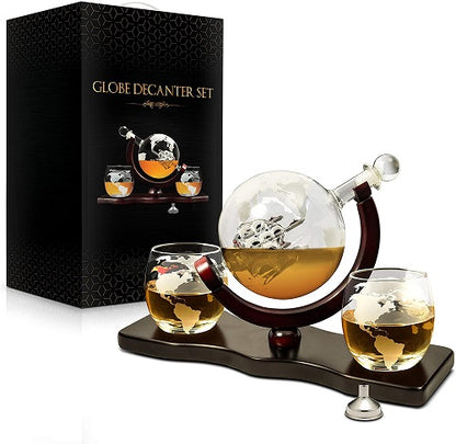 GLOBE DECANTER WITH SHIP 1