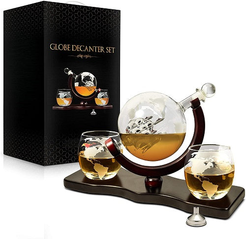 GLOBE DECANTER WITH SHIP 1
