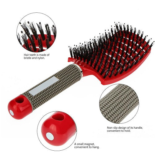 Detangler Bristle Nylon Hairbrush 1