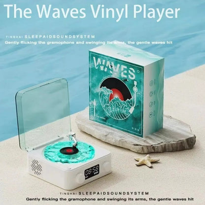 Premium Waves Retro Bluetooth Vinyl Record Player 1