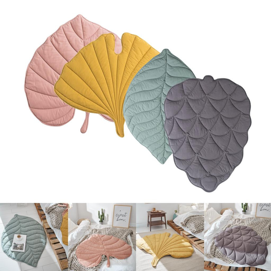 Pets and Kids Leaf Shape Washable Warm Floor Kennel Pad 1