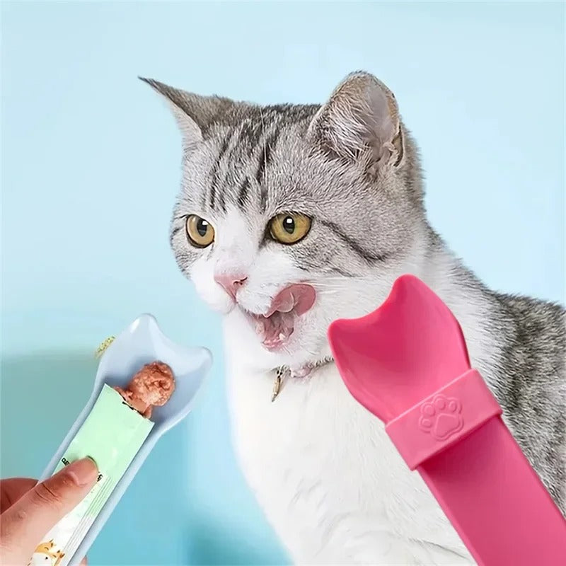 Cat Treat Spoon-2PCS 1