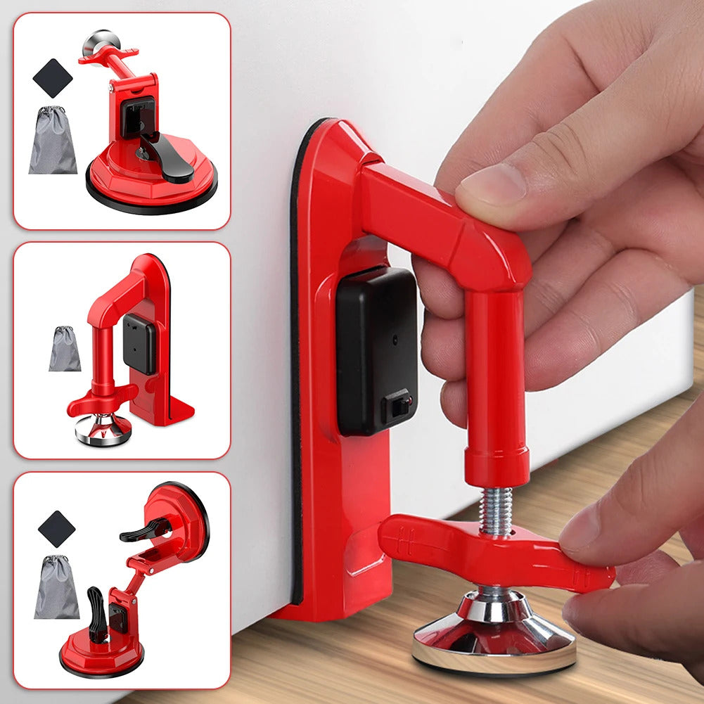 Portable Door Stop Alarm – Extra Security for Hotel, Apartment & Bedroom with Removable Jammer Base 1