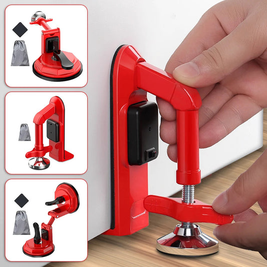 Portable Door Stop Alarm – Extra Security for Hotel, Apartment & Bedroom with Removable Jammer Base 1