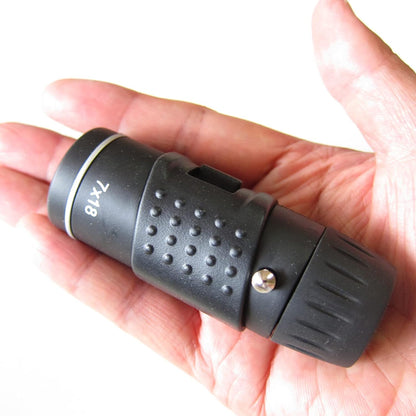Mini Telescope 7X18 Mini Optics Night Vision Spotting Monocular 1