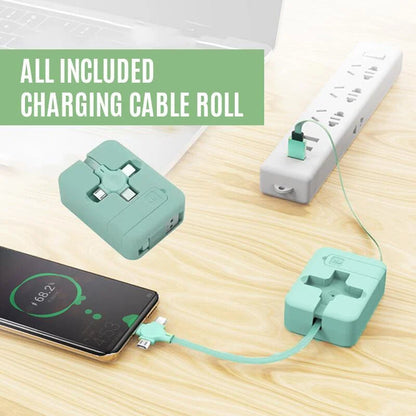3 in 1 All USB Types Retractable Charging Cable Box 1