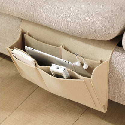 Bedside Storage Bag with Pockets Hanging Organizer 1