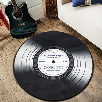 Retro Record Rug 1