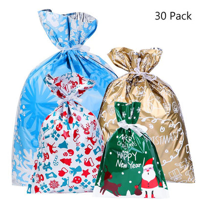 Drawstring Christmas Gift Bags 1