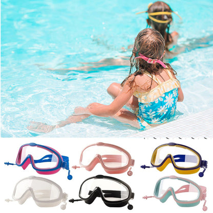 Anti-Fog UV Protection Swimming Glasses With Earplugs 1