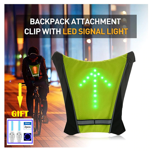 THE LED VEST WHITH DIRECTION INDICATORS 1