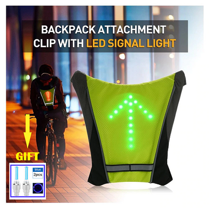 THE LED VEST WHITH DIRECTION INDICATORS 1