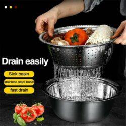 Multifunctional Stainless Steel Basin 1
