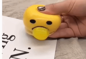 Squishy Puking Egg Yolk Stress Ball 1