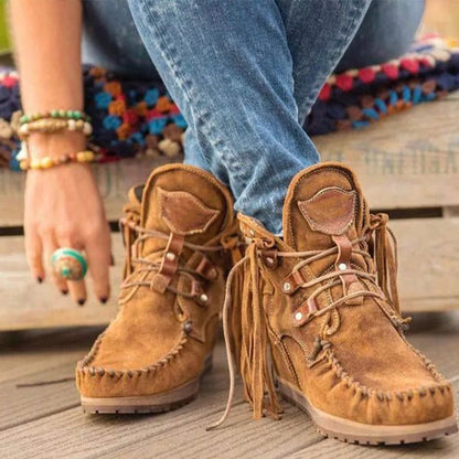 Suede Retro Ankle Boots 1