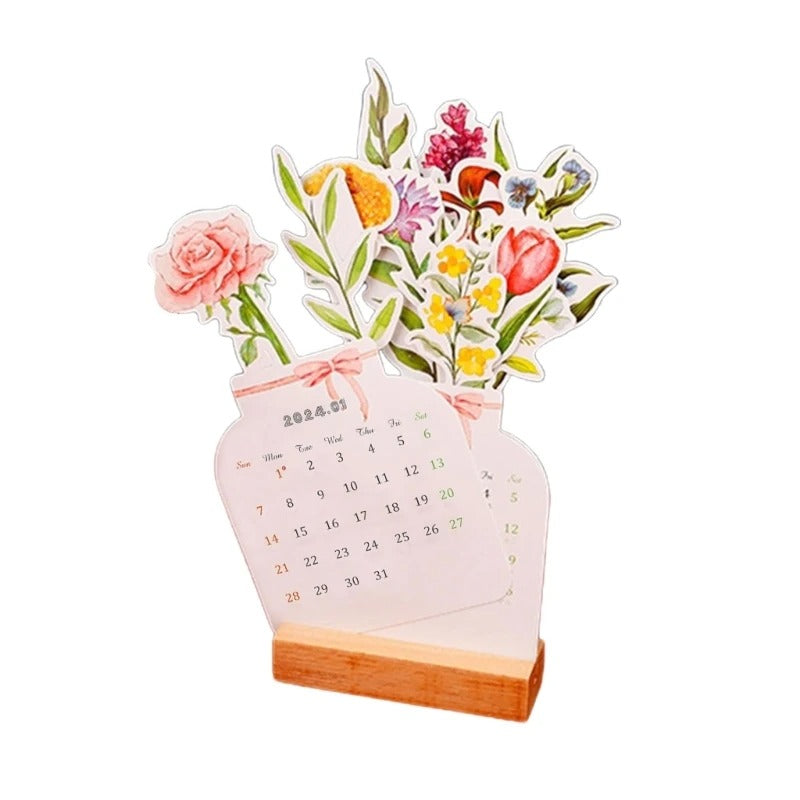 Bloomy Flower Calendar 1