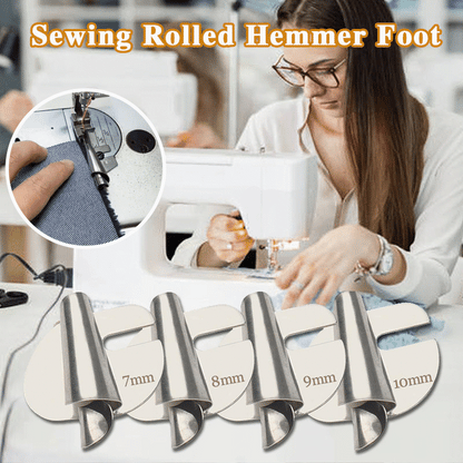 Sewing Rolled Hemmer Foot 8PCS 1