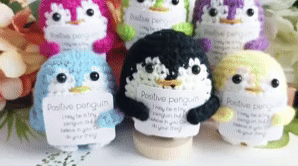 Handmade Positive Penguin 1