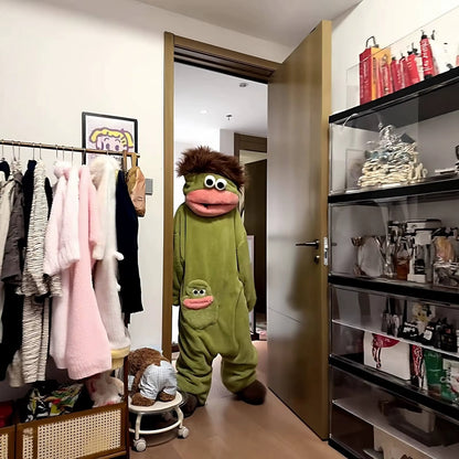 Frog Character Hooded Onesie 1