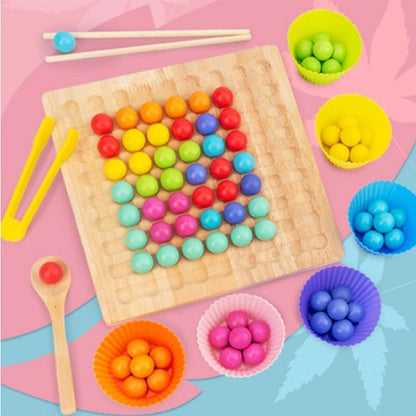 Wooden Board Bead Game 1