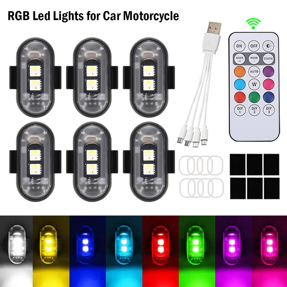 Wireless LED Strobe Lights-4pcs 1