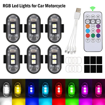 Wireless LED Strobe Lights-4pcs 1