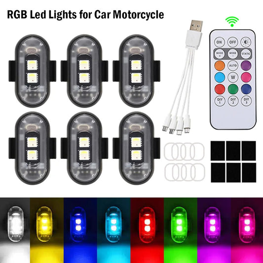 Wireless LED Strobe Lights-4pcs 1