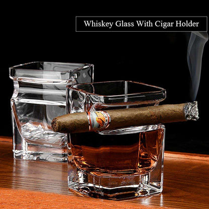 Cigar Holder Wine Glass 1