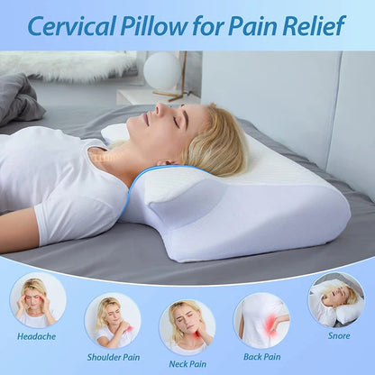 RestRelief Orthopedic Neck Pain Cervical Ergonomic Pillow 1