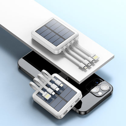 Slim Solar Charging Power Bank 1